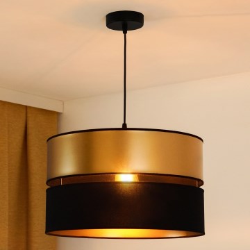 Brilagi - Żyrandol na lince ROYAL 1xE27/15W/230V śr. 40 cm czarny/złoty