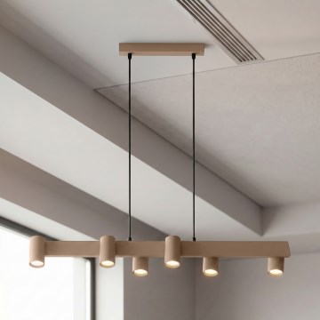 Brilagi - Żyrandol na lince SELE 6xGU10/30W/230V beżowy