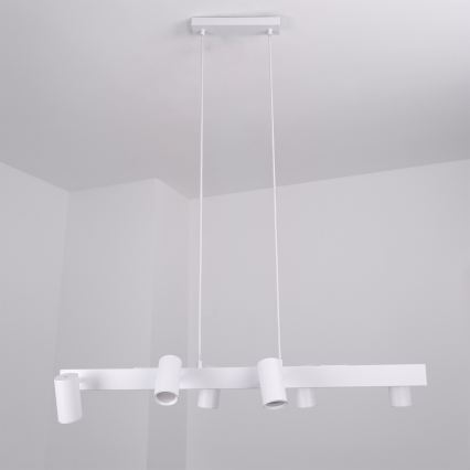 Brilagi - Żyrandol na lince SELE 6xGU10/30W/230V biały