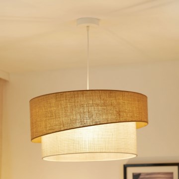 Brilagi - Żyrandol na lince SHINE 1xE27/15W/230V śr. 50 cm beżowy/kremowy