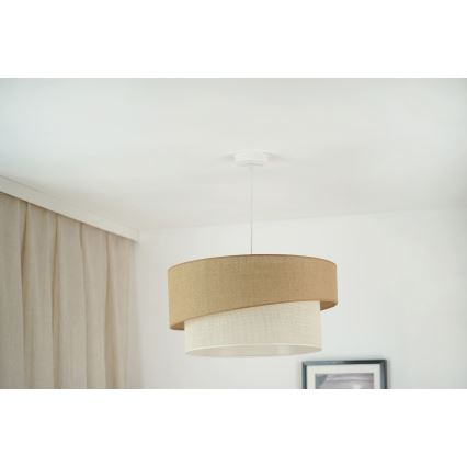 Brilagi - Żyrandol na lince SHINE 1xE27/15W/230V śr. 50 cm beżowy/kremowy