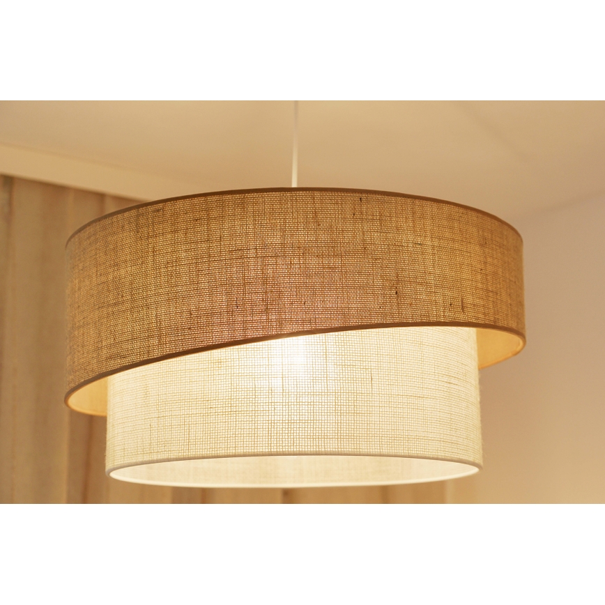 Brilagi - Żyrandol na lince SHINE 1xE27/15W/230V śr. 50 cm beżowy/kremowy
