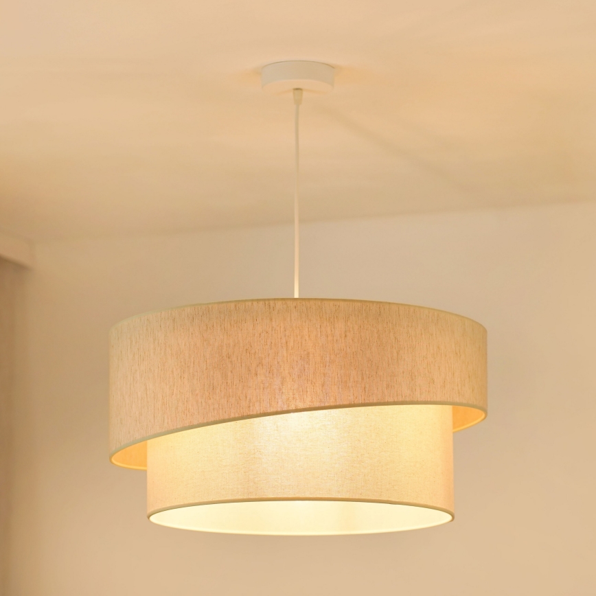 Brilagi - Żyrandol na lince SHINE 1xE27/15W/230V śr. 50 cm kremowy