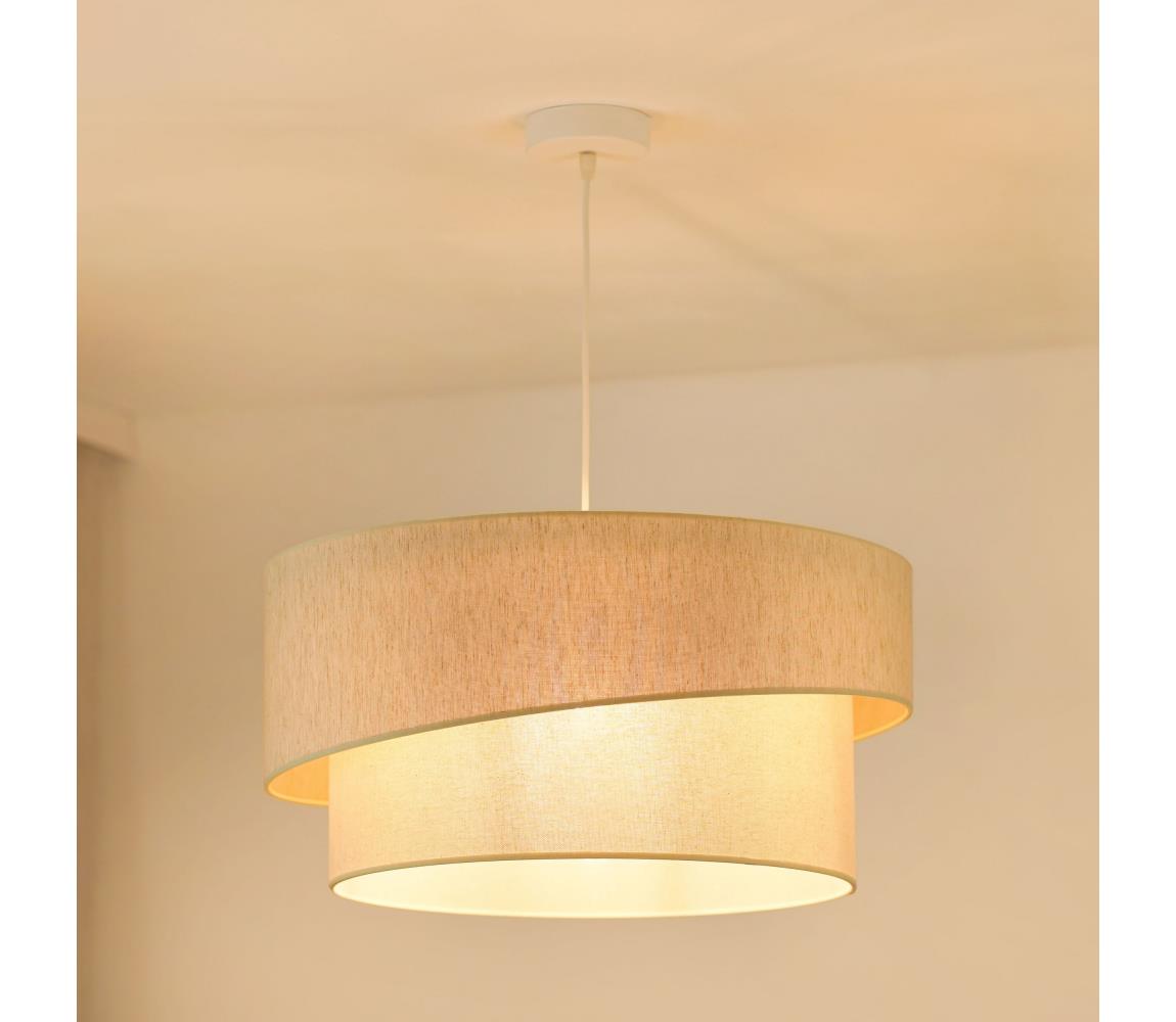 Brilagi - Żyrandol na lince SHINE 1xE27/15W/230V śr. 50 cm kremowy