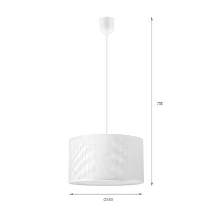 Brilagi - Żyrandol na lince SIRIJA MODERN 1xE27/60W/230V śr. 35 cm biały
