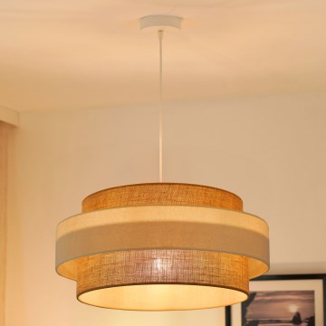 Brilagi - Żyrandol na lince SPACE LIGHT 1xE27/15W/230V śr. 50 cm beżowy/kremowy