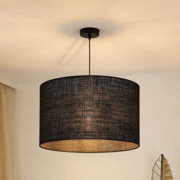 Brilagi - Żyrandol na lince TUBES ROLLER 1xE27/15W/230V śr. 50 cm czarny