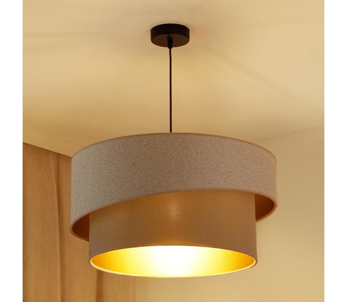 Brilagi - Żyrandol na lince VEGAS SHINE 1xE27/15W/230V śr. 50 cm kremowy/beżowy