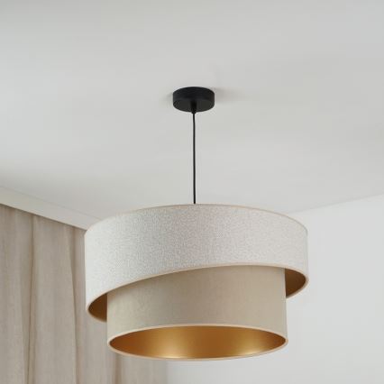 Brilagi - Żyrandol na lince VEGAS SHINE 1xE27/15W/230V śr. 50 cm kremowy/beżowy