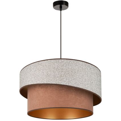 Brilagi - Żyrandol na lince VEGAS SHINE 1xE27/15W/230V śr. 50 cm szary/brązowy