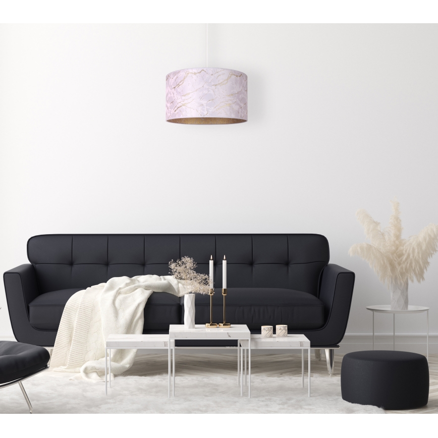 Brilagi - Żyrandol na lince VELVET 1xE27/40W/230V biały/złoty