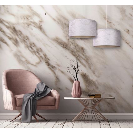 Brilagi - Żyrandol na lince VELVET 1xE27/40W/230V biały/złoty