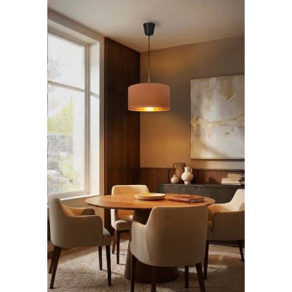 Brilagi - Żyrandol na lince VELVET 1xE27/60W/230V Ø 40 cm beżowy/złoty