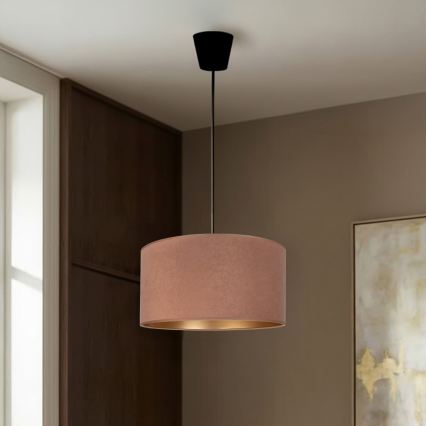 Brilagi - Żyrandol na lince VELVET 1xE27/60W/230V Ø 40 cm beżowy/złoty