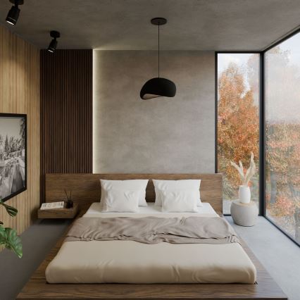 Brilagi - Żyrandol na lince WABI SABI 1xE27/40W/230V Ø 35 cm czarny