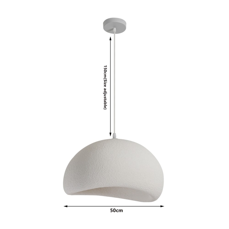 BRILAGI - Žyrandol na lince WABI SABI 1xE27/60W/230V śr. 50 cm biały