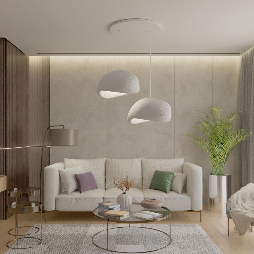 Brilagi - Żyrandol na lince WABI SABI 2xE27/40W/230V biały