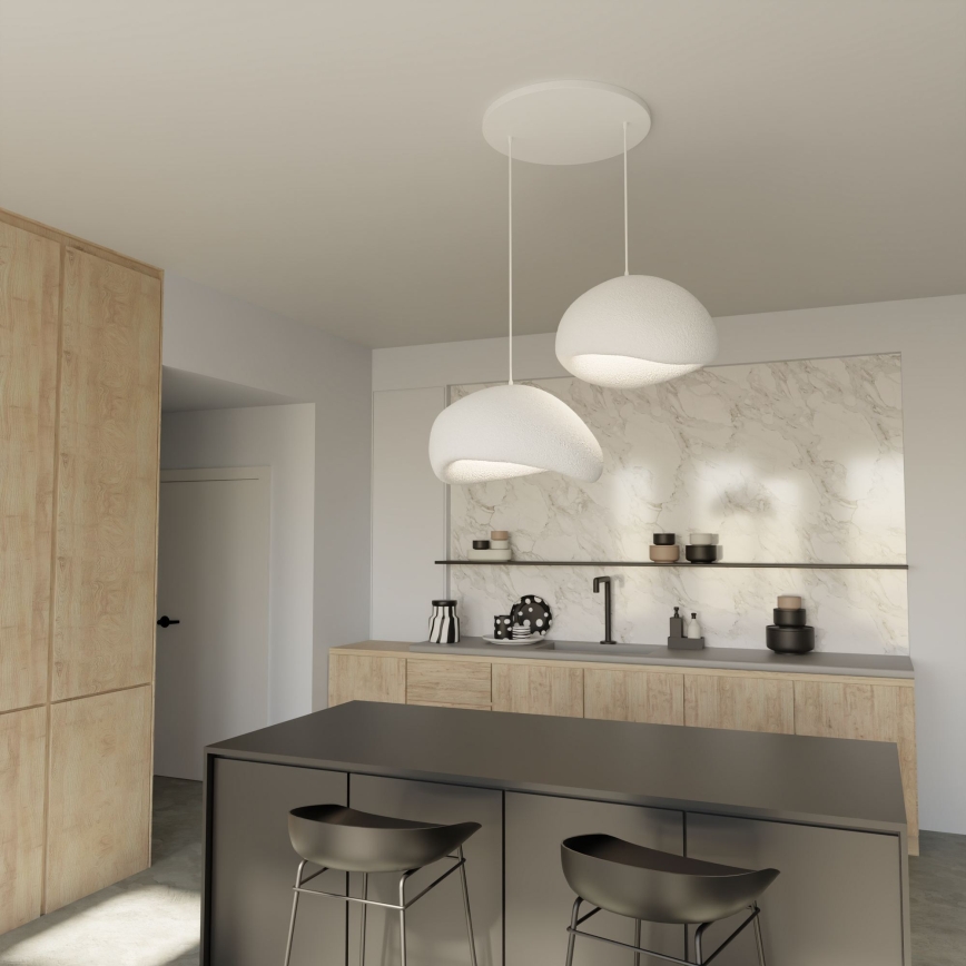 Brilagi - Żyrandol na lince WABI SABI 2xE27/40W/230V biały