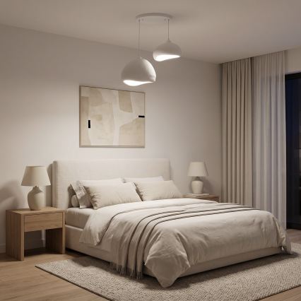 Brilagi - Żyrandol na lince WABI SABI 2xE27/40W/230V śr. 70 cm biały