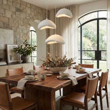 Brilagi - Żyrandol na lince WABI SABI 3xE27/40W/230V śr. 82 cm biały