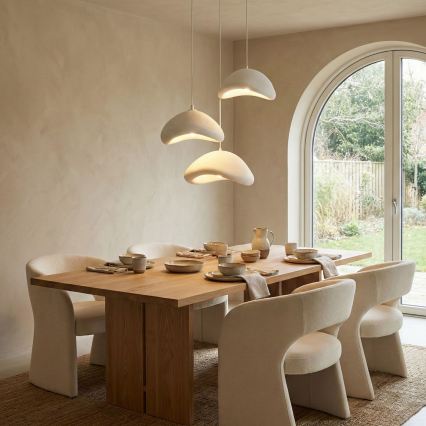 Brilagi - Żyrandol na lince WABI SABI 3xE27/40W/230V śr. 82 cm biały