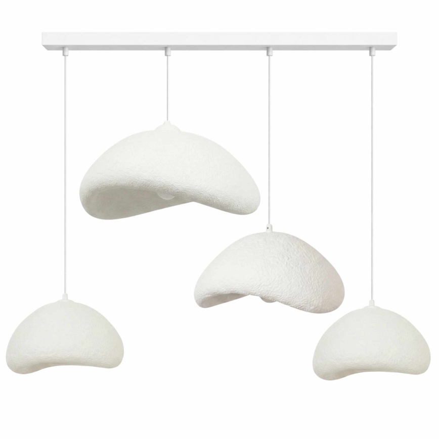 Brilagi - Żyrandol na lince WABI SABI 4xE27/40W/230V biały