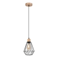 BRILAGI - Żyrandol na lince WOODY BASKET 1xE27/60W/230V dąb