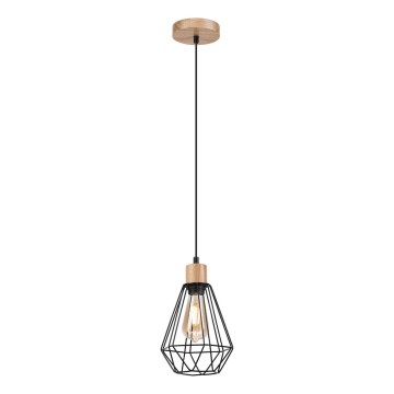 Brilagi - Żyrandol na lince WOODY BASKET 1xE27/60W/230V dąb
