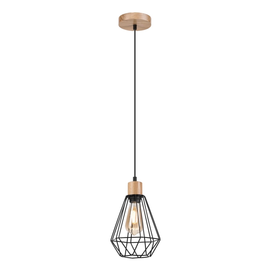 Brilagi - Żyrandol na lince WOODY BASKET 1xE27/60W/230V dąb