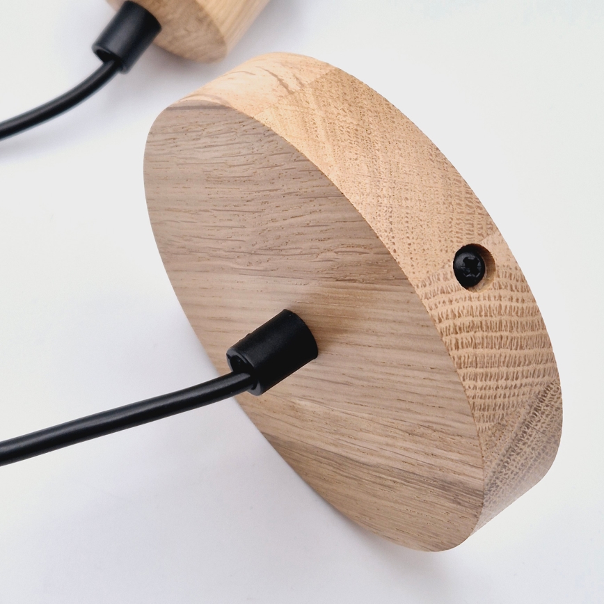 Brilagi - Żyrandol na lince WOODY BASKET 1xE27/60W/230V dąb