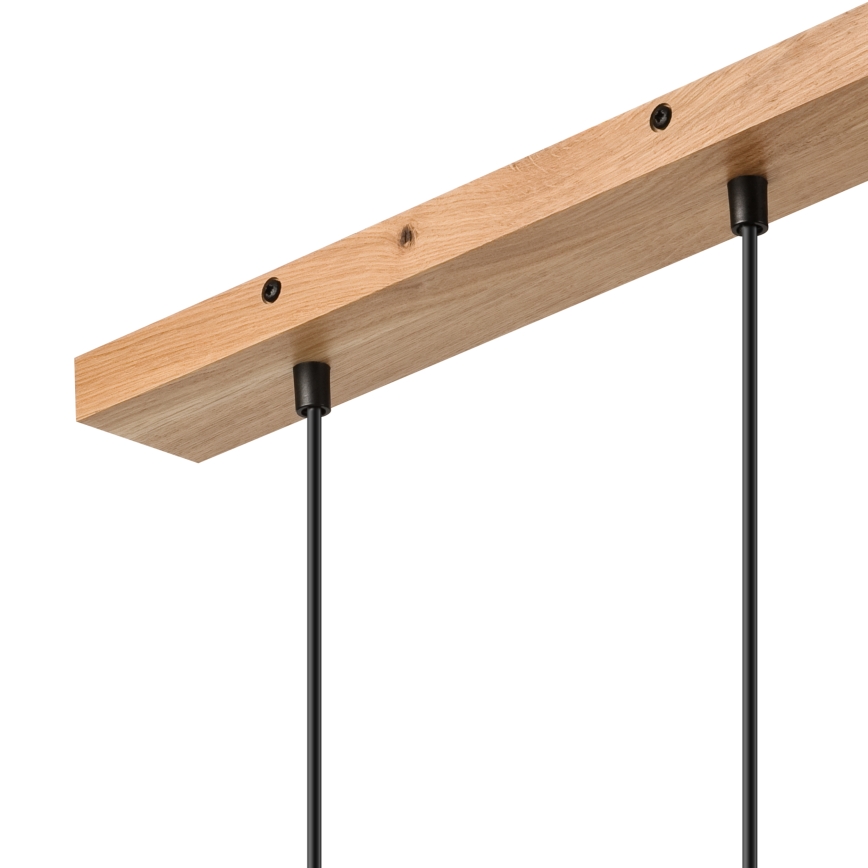 Brilagi - Żyrandol na lince WOODY BASKET 2xE27/60W/230V dąb