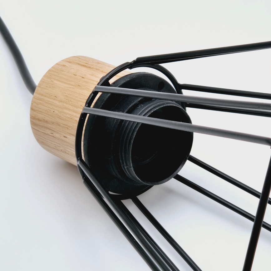 Brilagi - Żyrandol na lince WOODY BASKET 3xE27/60W/230V dąb