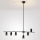Brilagi - Żyrandol na linkach CRANE 6xGU10/30W/230V czarny