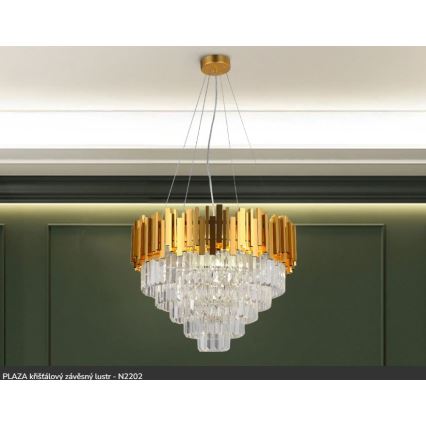 Brilagi - Żyrandol na linkach PLAZA 9xE14/40W/230V