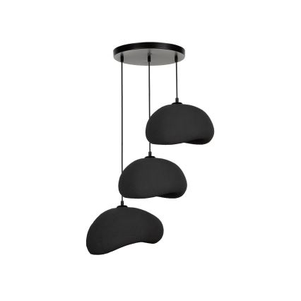 Brilagi - Żyrandol na linkach WABI SABI 3xE27/40W/230V śr. 60 cm czarny