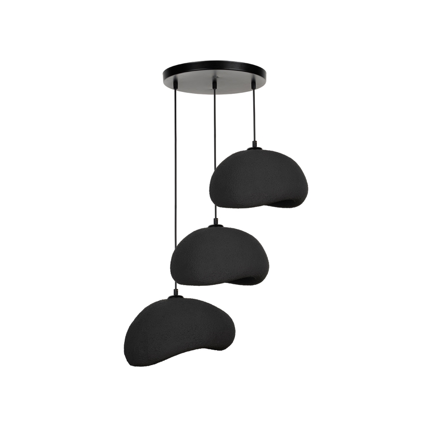 Brilagi - Żyrandol na linkach WABI SABI 3xE27/40W/230V śr. 60 cm czarny