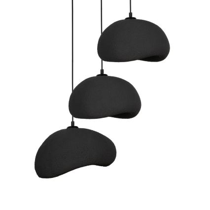 Brilagi - Żyrandol na linkach WABI SABI 3xE27/40W/230V śr. 60 cm czarny