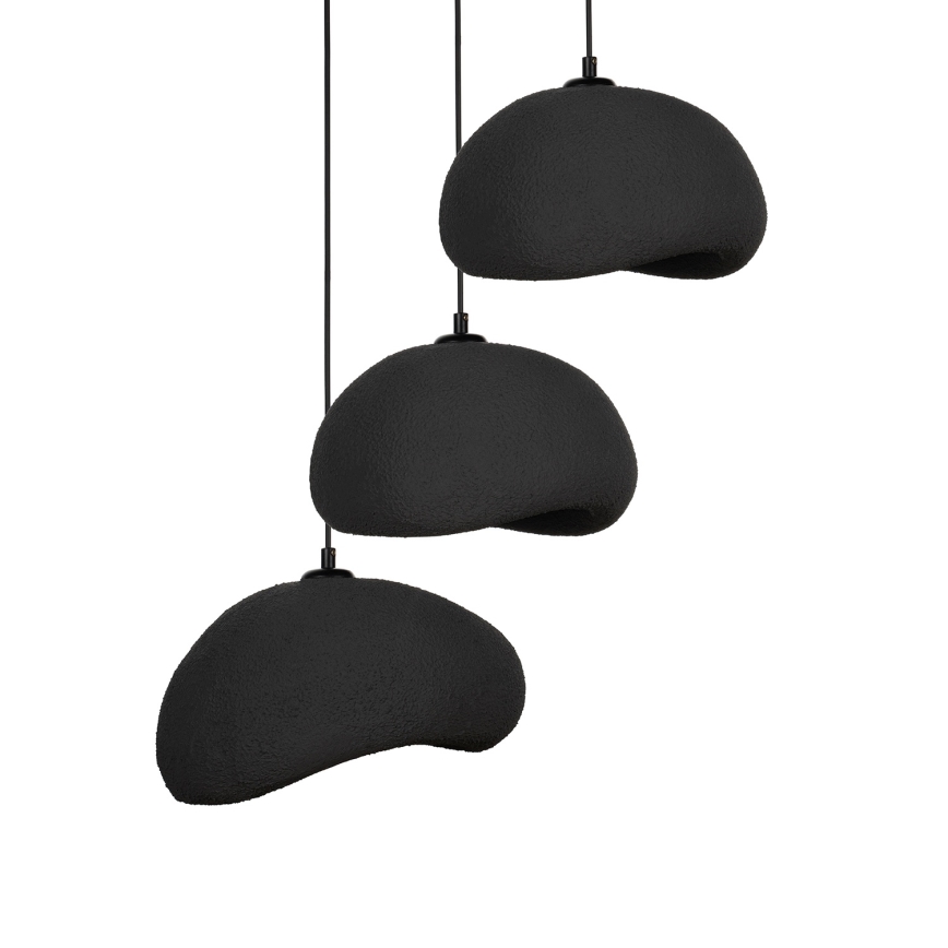 Brilagi - Żyrandol na linkach WABI SABI 3xE27/40W/230V śr. 60 cm czarny