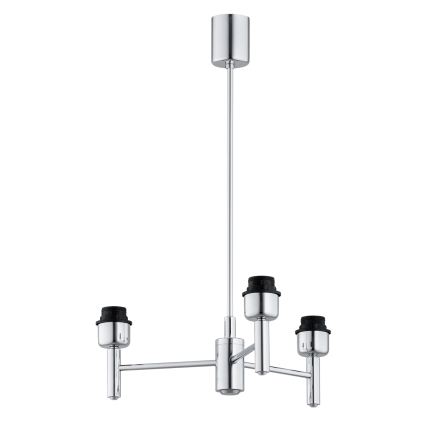 Brilagi - Żyrandol na pręcie MONTE 3xE27/60W/230V beżowy/błyszczący chrom