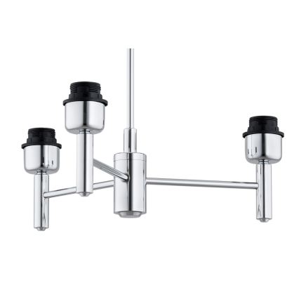 Brilagi - Żyrandol na pręcie MONTE 3xE27/60W/230V beżowy/błyszczący chrom