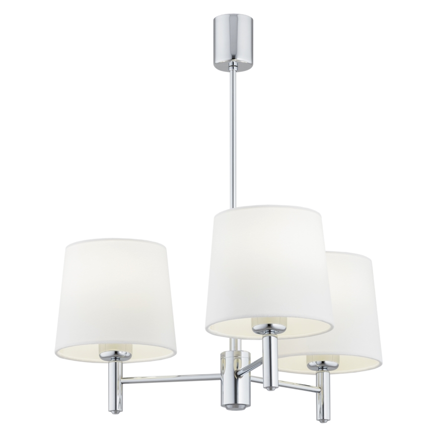 Brilagi - Žyrandol na pręcie MONTE 3xE27/60W/230V kremowy/błyszczący chrom