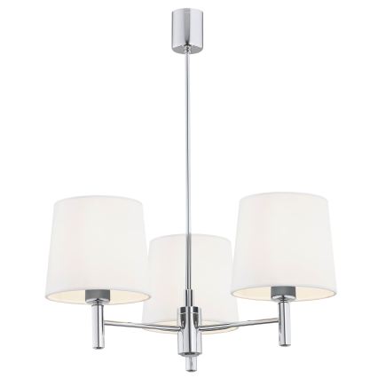 Brilagi - Žyrandol na pręcie MONTE 3xE27/60W/230V kremowy/błyszczący chrom