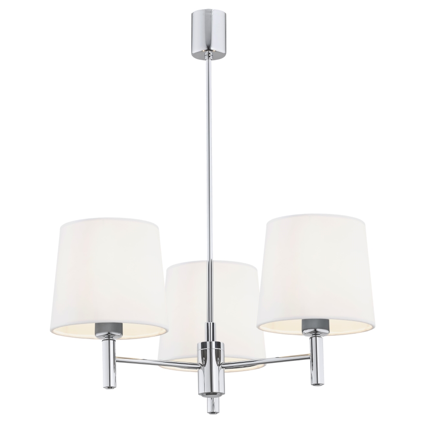 Brilagi - Žyrandol na pręcie MONTE 3xE27/60W/230V kremowy/błyszczący chrom