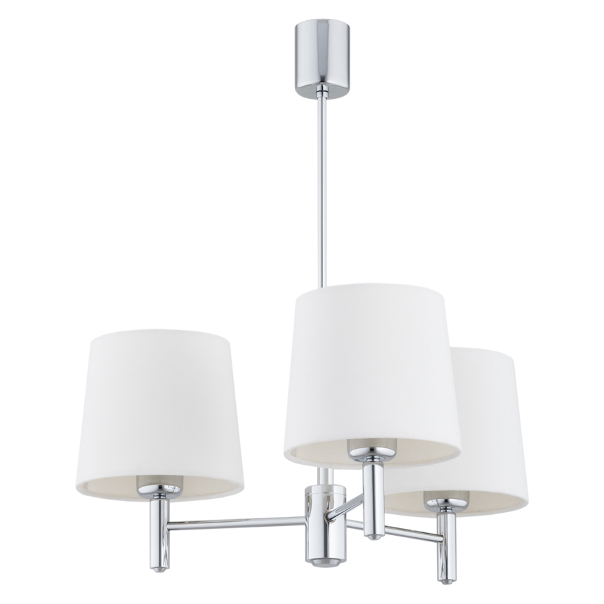 Brilagi - Žyrandol na pręcie MONTE 3xE27/60W/230V kremowy/błyszczący chrom
