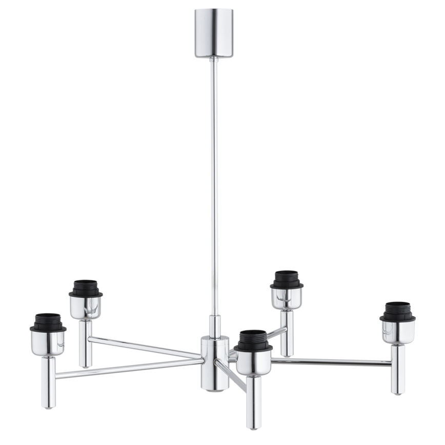 Brilagi - Żyrandol na pręcie MONTE 5xE27/60W/230V kremowy/błyszczący chrom