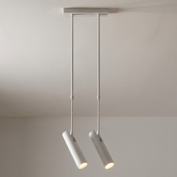 Brilagi - Żyrandol na pręcie SELE 2xGU10/30W/230V biały