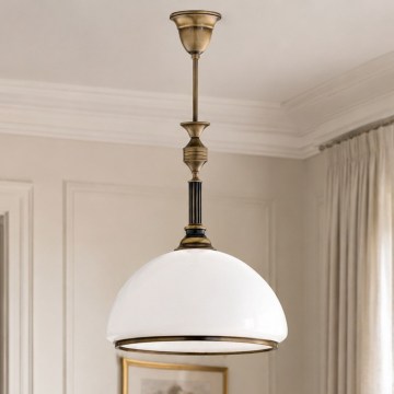 Brilagi - Żyrandol na pręcie TAURUS 1xE27/15W/230V śr. 40 cm brązowy