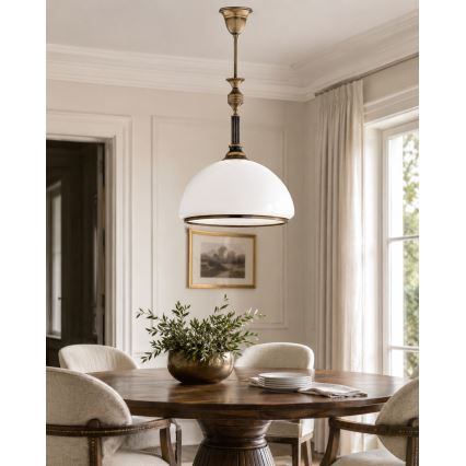 Brilagi - Żyrandol na pręcie TAURUS 1xE27/15W/230V śr. 40 cm brązowy