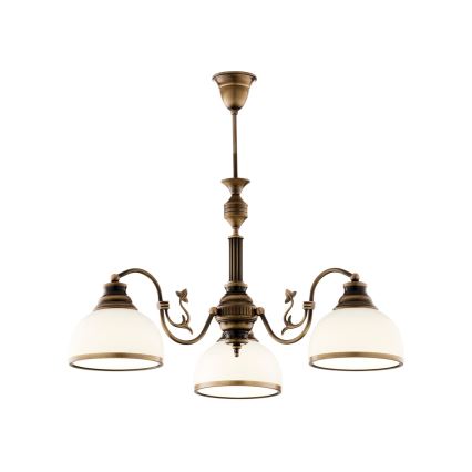 Brilagi - Żyrandol na pręcie TAURUS 3xE27/15W/230V śr. 70 cm brąz