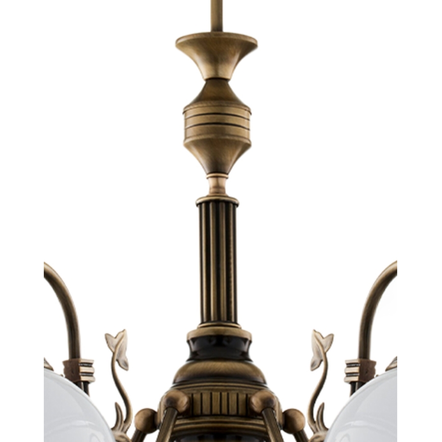 Brilagi - Żyrandol na pręcie TAURUS 5xE27/15W/230V śr. 70 cm brąz
